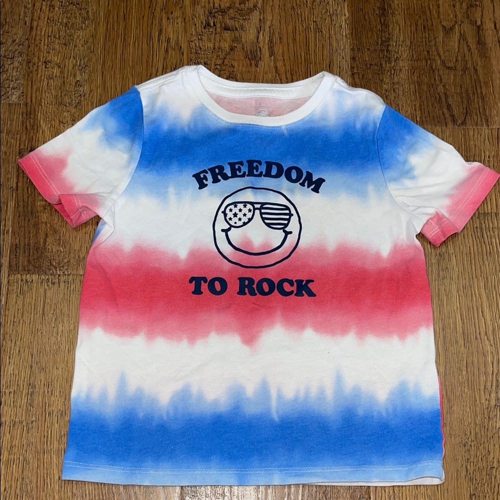 Freedom to Rock Kids Tie-Dye T-Shirt